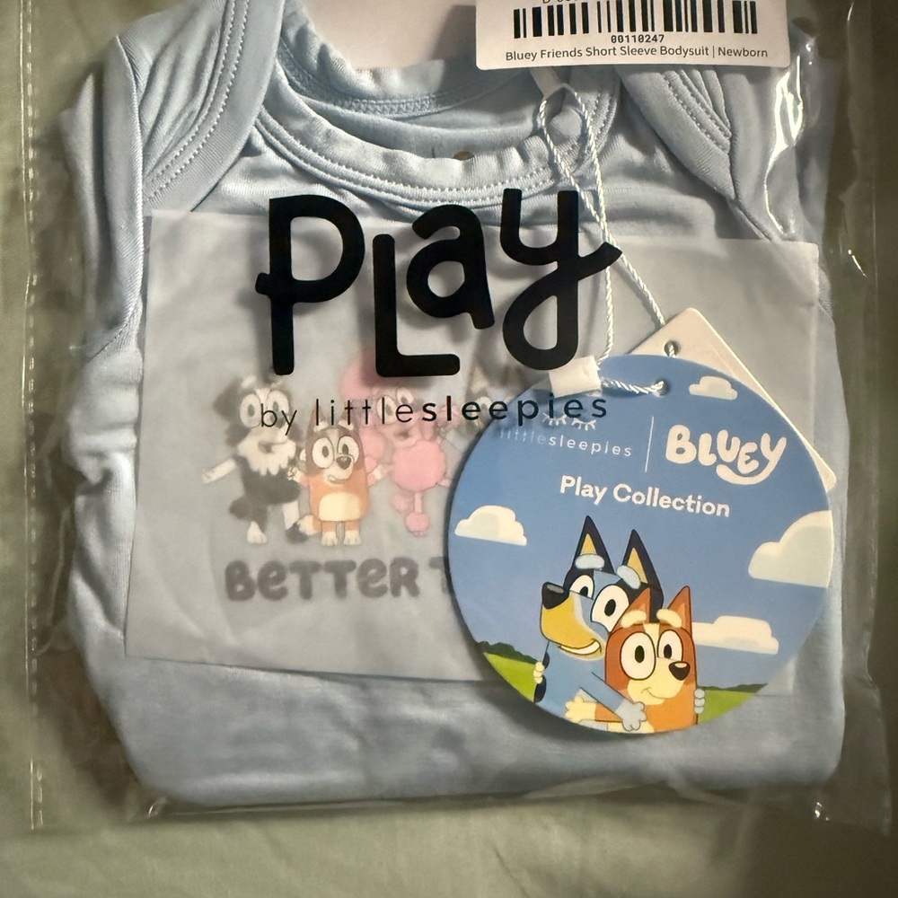 Little Sleepies Bluey Play Collection Bodysuit